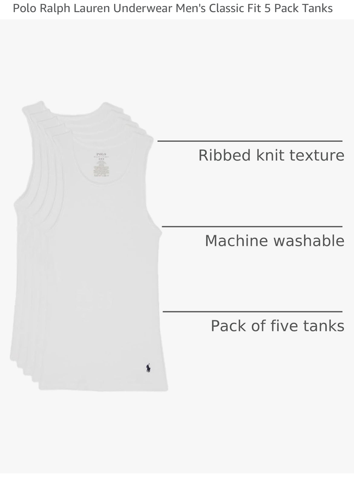 Classic Fit Tank Top 5-Pack™
